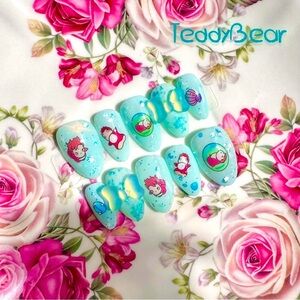 🐳 Float Away Ponyo 🐳 ฅ՞•ﻌ•՞ฅ PressOn Nails